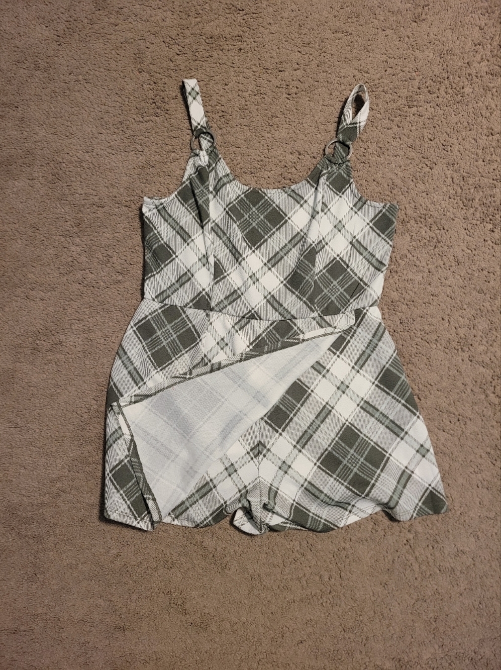 No Boundaries Black and White Plaid Romer
